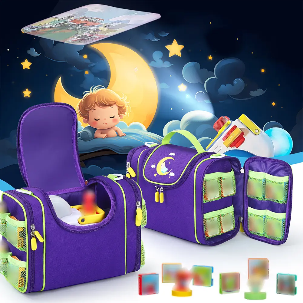 Carrying Case for Little Tikes Story Dream Machine Books Starter Shockproof with Handle and Shoulder Strap Portable Storage Bag