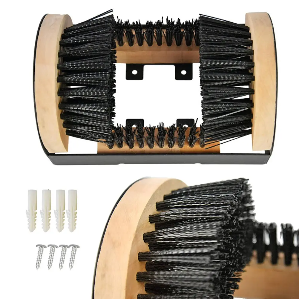 Boot Cleaning Scraper Brush Multifunctional Outdoor Shoe Cleaner Brush Boot Mud Cleaning Scraper Brush for Entrance Hall Cafe