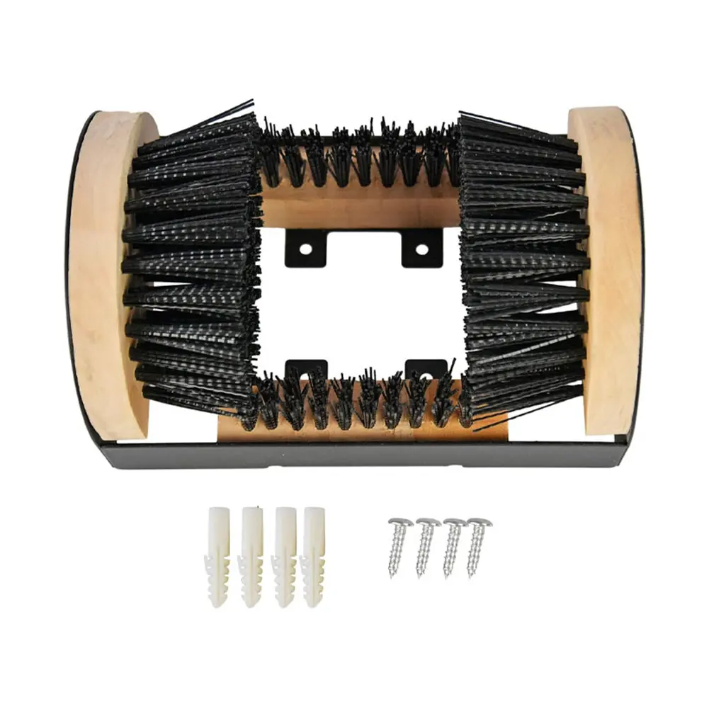 Boot Cleaning Scraper Brush Multifunctional Outdoor Shoe Cleaner Brush Boot Mud Cleaning Scraper Brush for Entrance Hall Cafe