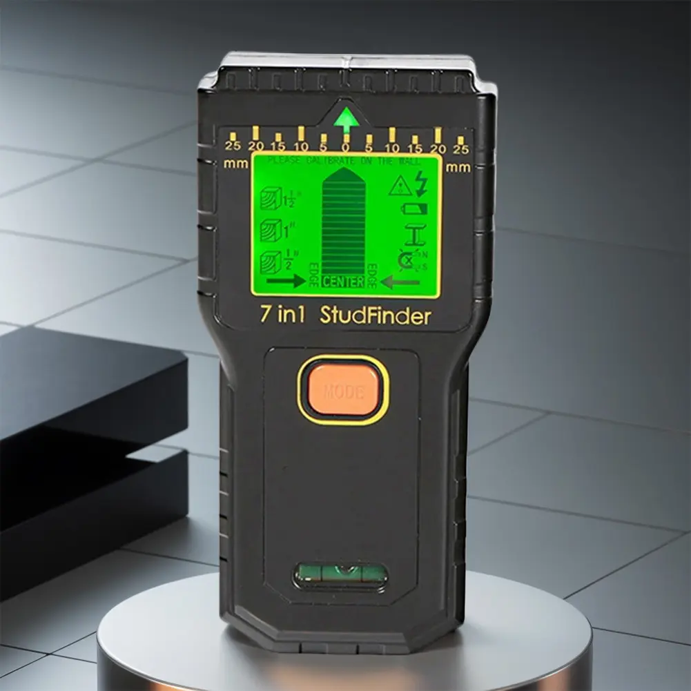7 In 1 Wire Stud Finder LCD Screen Cable Scanner Multi-Purpose Electric Wall Finder for Metal AC Live Wire Detection