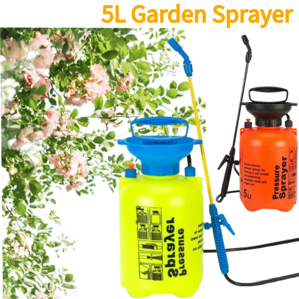 5L Garden Pressure Sprayer Water Pump Pressure Sprayer Adjustable Strap Plant Spray Bottle for Agricultural Gardening