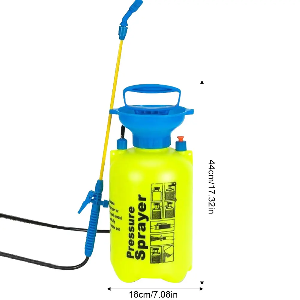 5L Garden Pressure Sprayer Water Pump Pressure Sprayer Adjustable Strap Plant Spray Bottle for Agricultural Gardening