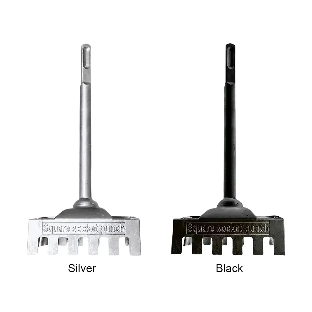 86-Type Square Hole Cutter Wear Resist SDS Plus Square Hole Punch Electrical Box Hole Punch Tool for Rotary Hammer Brick
