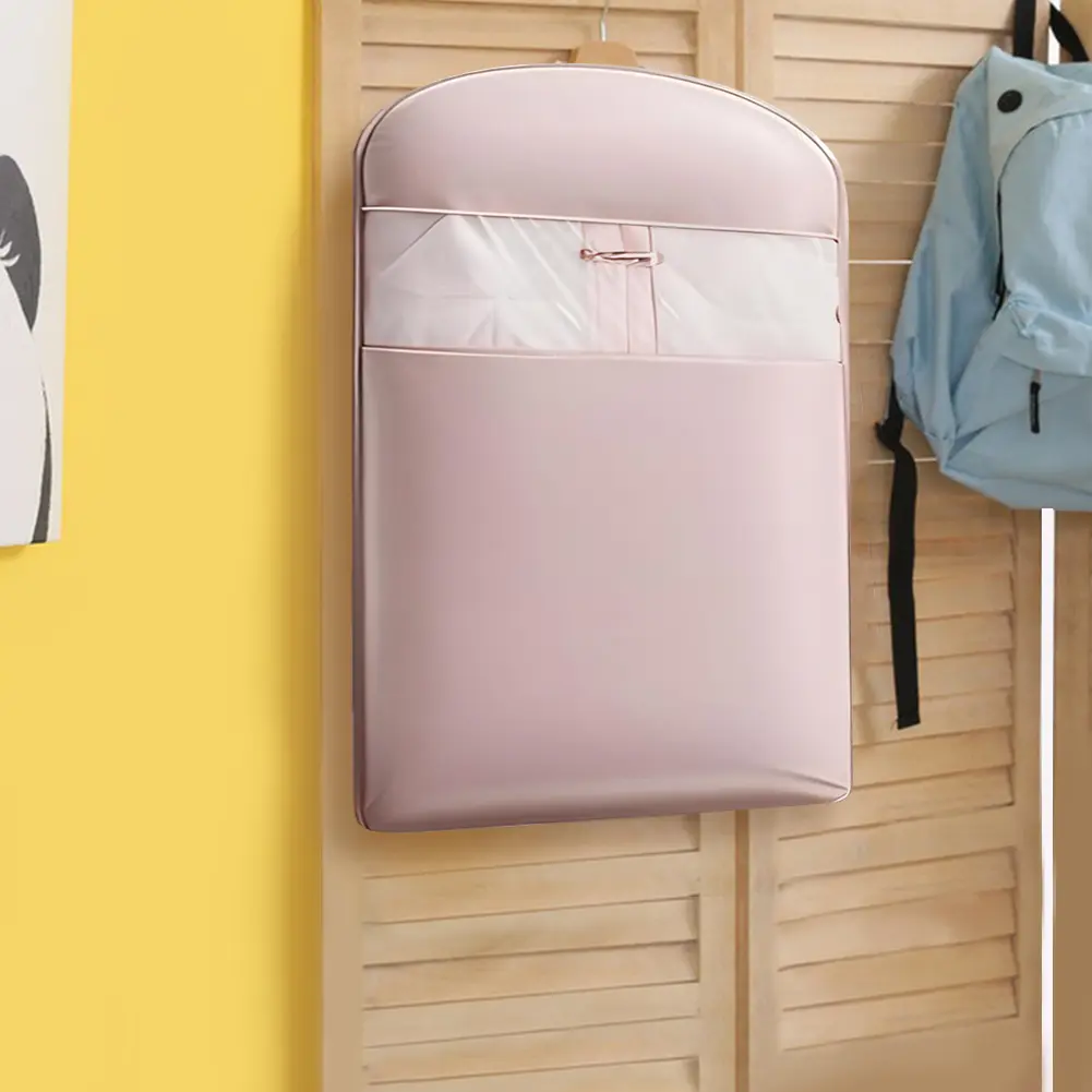 Self Compression Down Coat Bag Space Saving Clothes Storage Cover Dustproof Long Dress Bag Moisture-proof for Home Travel