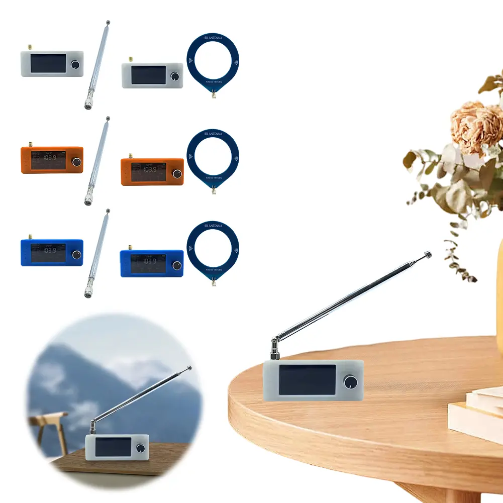 SI4732 0.5-108mhz Portable Radio LSB USB AM FM FM/AM Radio with Antenna All Band Radio Receiver HF SW MW VHF Radio