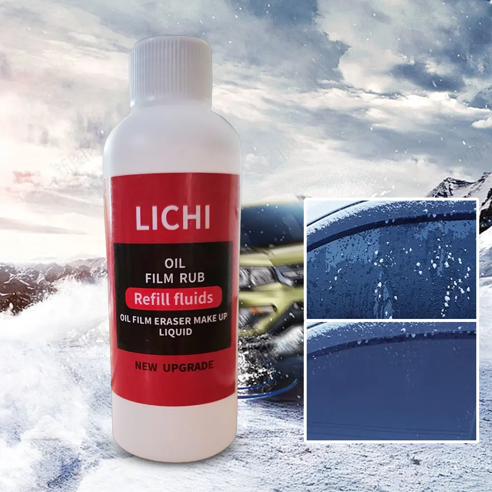 10PCS 100ml Oil Film Cleaner Remover Car Glass Maintenance Agent Windshield Oil Film Removal Auto Dirt Removal Tool