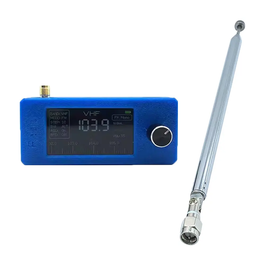 SI4732 0.5-108mhz Portable Radio LSB USB AM FM FM/AM Radio with Antenna All Band Radio Receiver HF SW MW VHF Radio