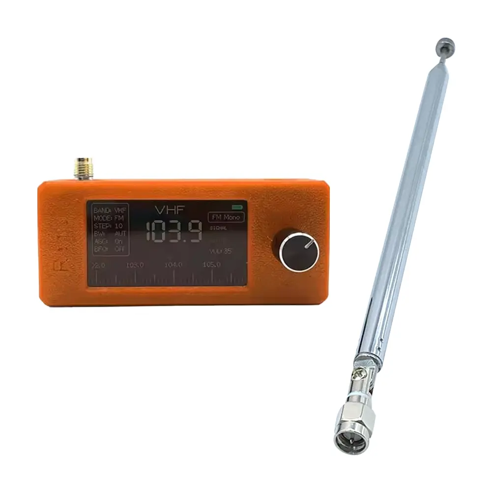 SI4732 0.5-108mhz Portable Radio LSB USB AM FM FM/AM Radio with Antenna All Band Radio Receiver HF SW MW VHF Radio