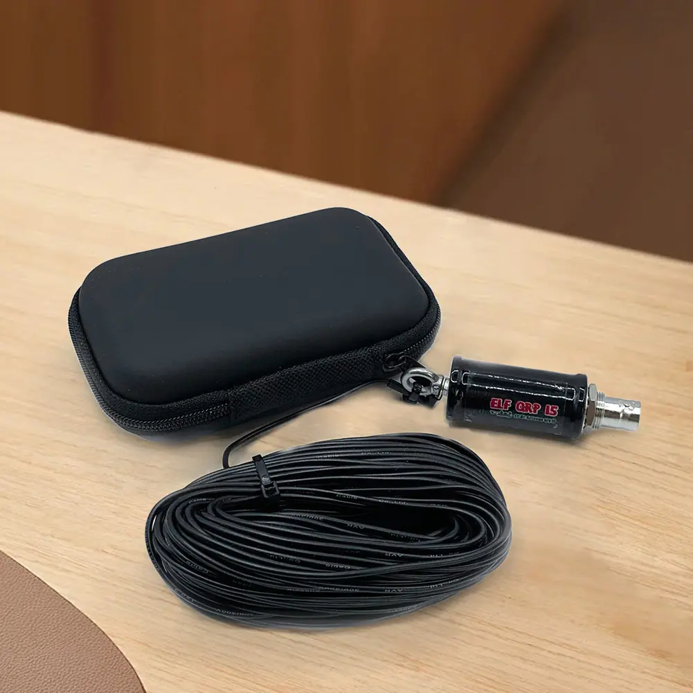 QRP15 1-30MHz Portable Mini ELF HF Antenna 50ohms HF Antenna ELF HF Antenna Support 40M/20M/15M/10M Transmitting