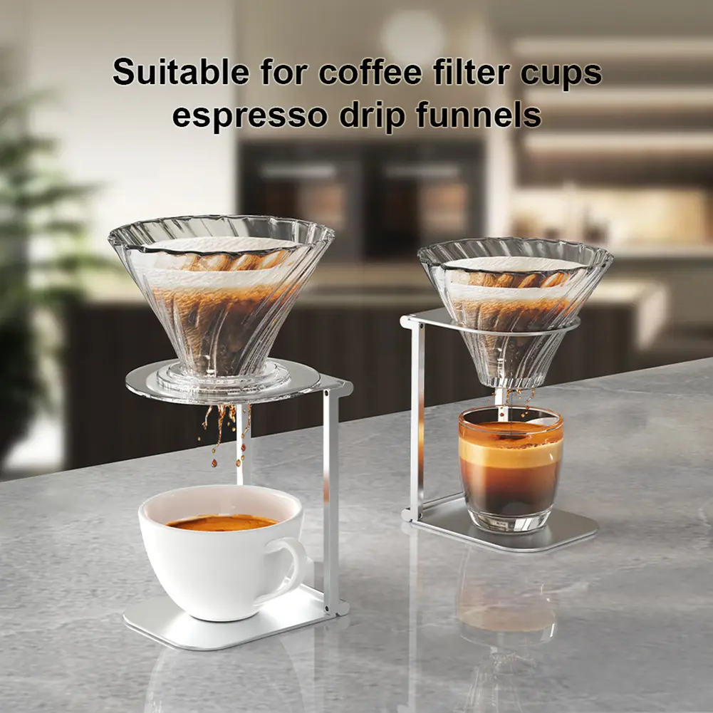 Foldable Coffee Drip Holder Coffee Machine Rack Coffee Dripper Stand for Portable Espresso Coffee Machine Accessories