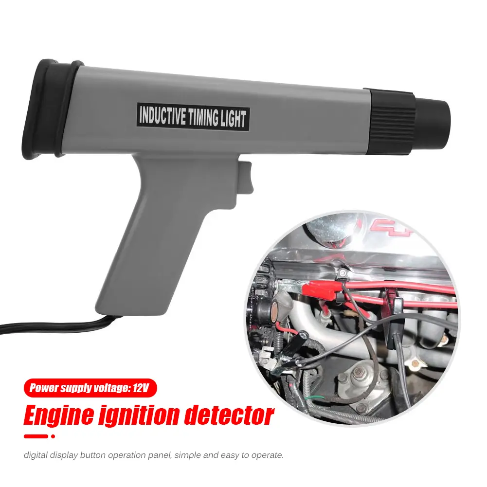 12V Professional Digital Inductive Timing Light Engine Ignition Timing Detector
