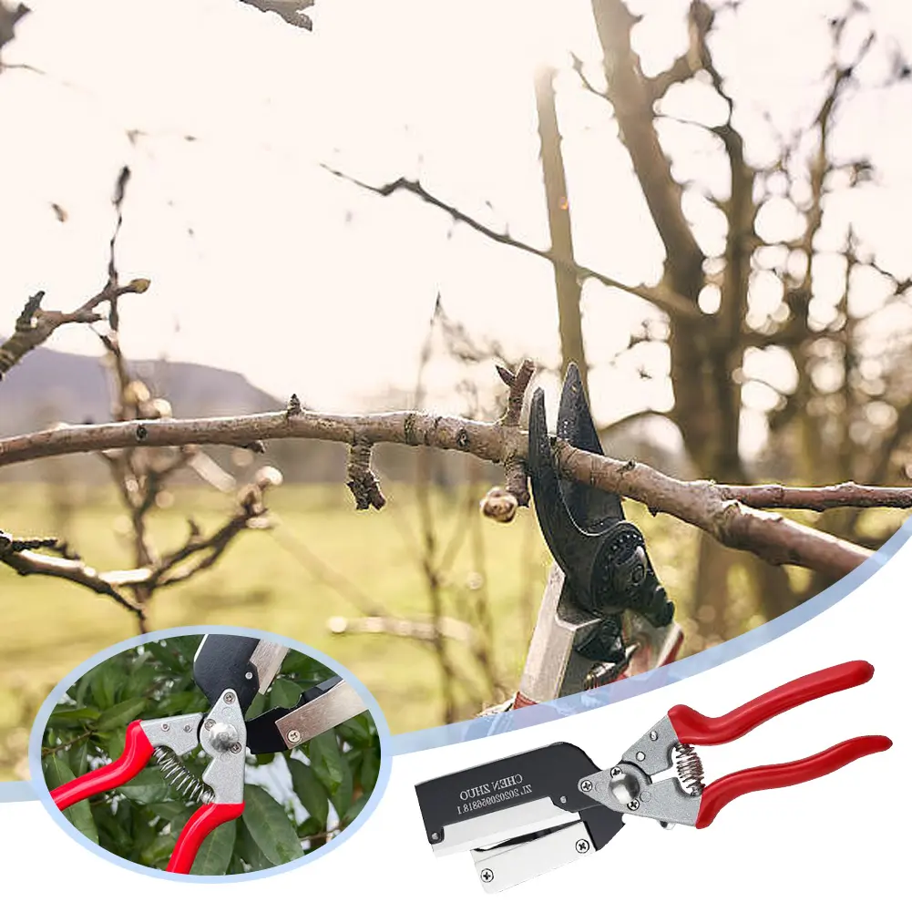Thick Branch Grafting Machine Aluminum Alloy Fruit Tree Seedling Grafting Shear Bud Splicing Knife Grafter Tool