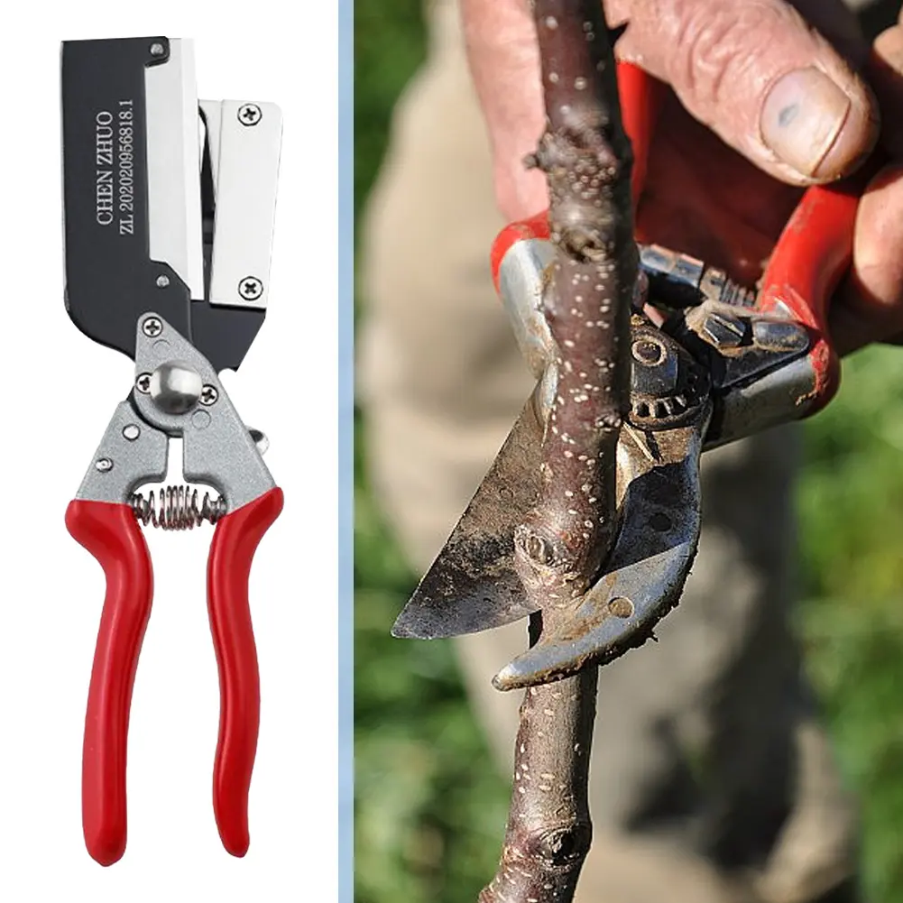 Thick Branch Grafting Machine Aluminum Alloy Fruit Tree Seedling Grafting Shear Bud Splicing Knife Grafter Tool