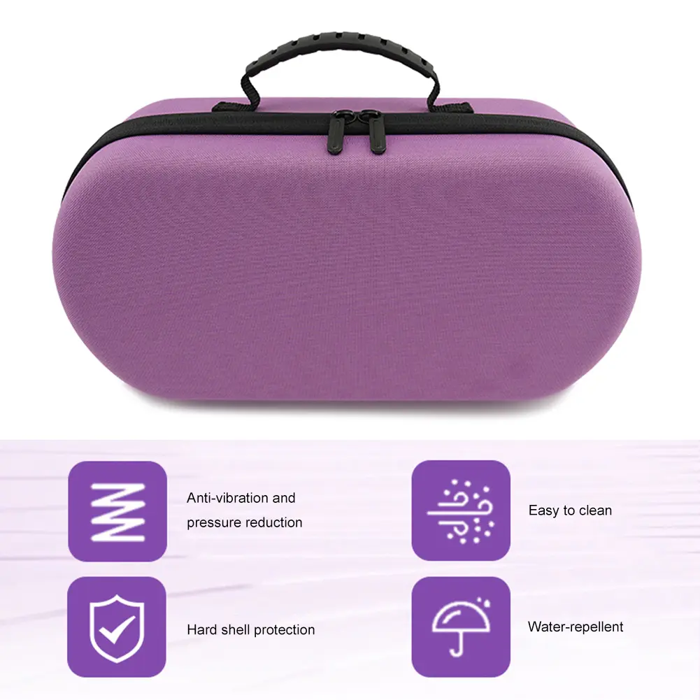 Hard Carrying Case Shockproof Storage Bag Portable Hair Dryer Carrying Bag for Dyson Supersonic HD17/18 Hair Dryer