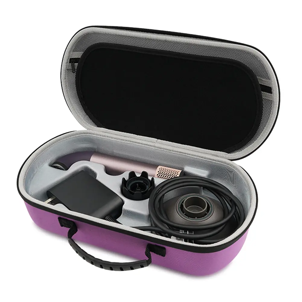 Hard Carrying Case Shockproof Storage Bag Portable Hair Dryer Carrying Bag for Dyson Supersonic HD17/18 Hair Dryer