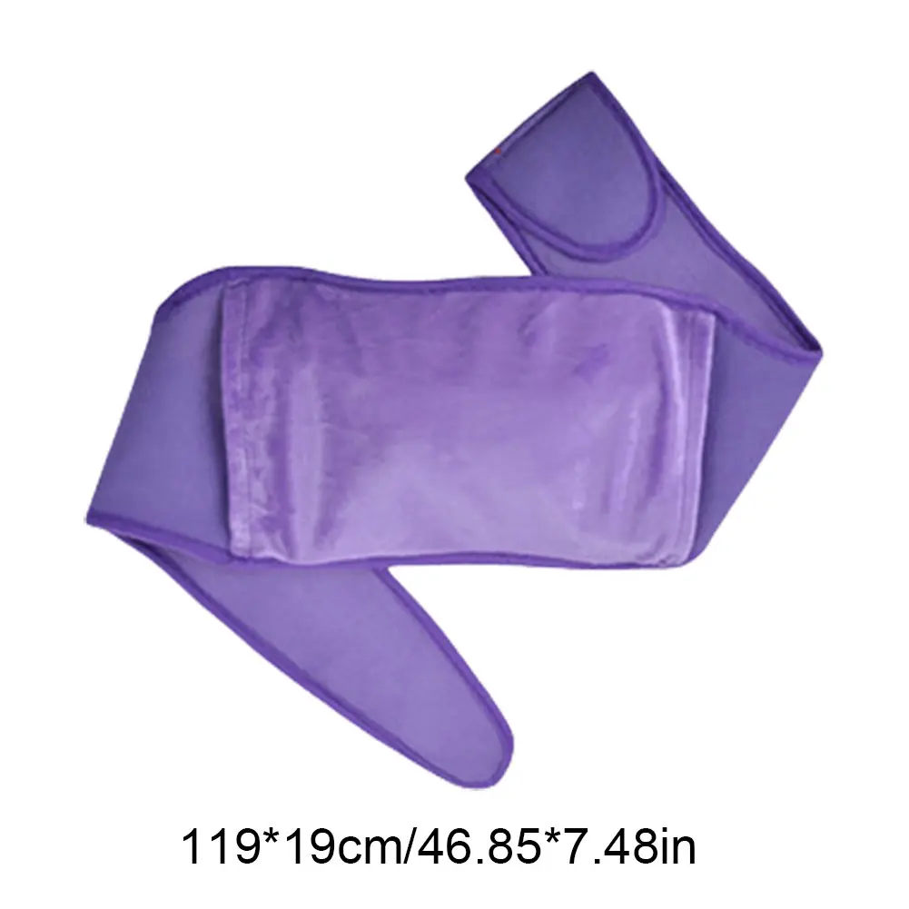 3-10PCS Men Women Winter Warm Belt Cozy Warm Waist Cover Belt Adjustable Waist Cover Belt Warmer Flannel for Pain Relief Cramps
