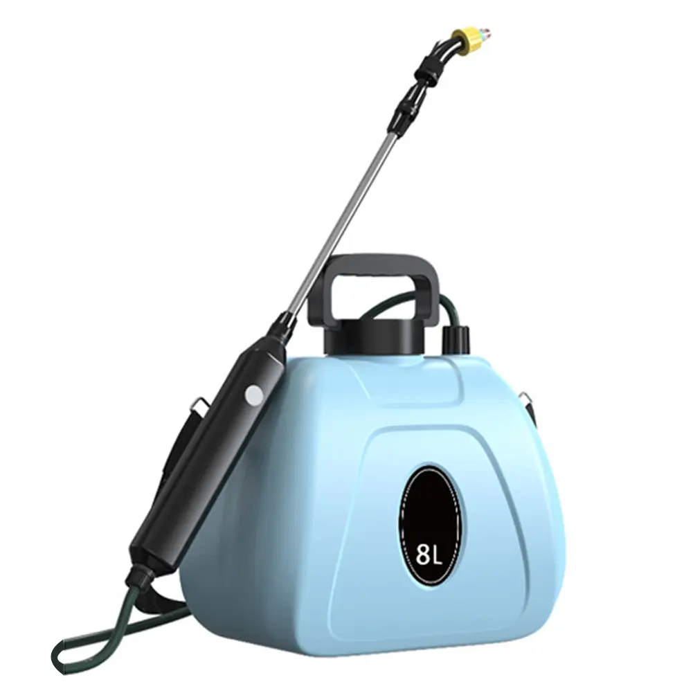 8L Shoulder Pesticide Sprayer Automatic Sprayer Bottle Multi-Function Weed Yard Lawn Sprayer Rechargeable for Garden Irrigation