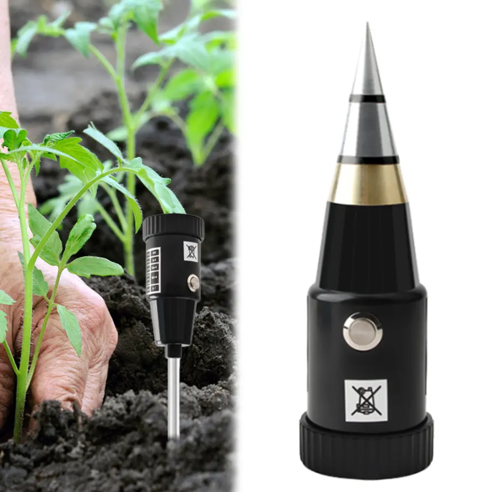 Soil Acidity Humidity Tester Metal Sensor Probe Handheld Soil PH Tester No Battery Soil Acidity Meter for Planting Garden Tool