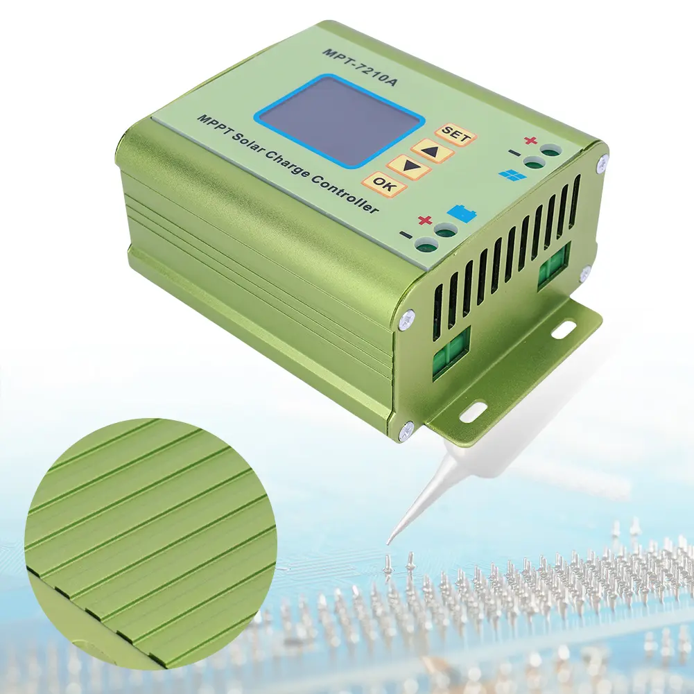 MPT-7210A MPPT 24-72 V Boost Solar Battery Charger Panel Digital Display Digital Charge Controller 10A 600W Boost Voltage Module