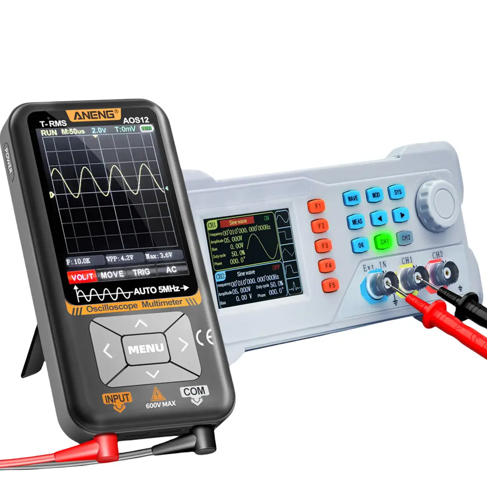 Oscilloscope Multimeter 48MSa/s Sample Rate Handheld Digital Oscilloscope Professional Oscilloscope Battery Powered Oscilloscope