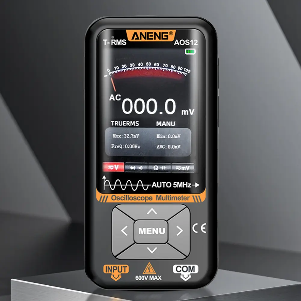 Oscilloscope Multimeter 48MSa/s Sample Rate Handheld Digital Oscilloscope Professional Oscilloscope Battery Powered Oscilloscope