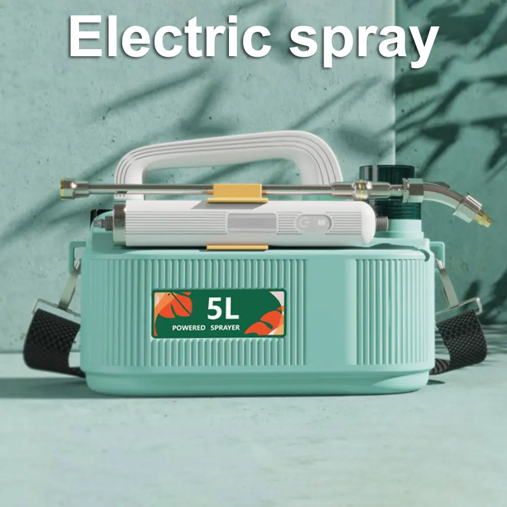5L Electric Garden Sprayer USB Rechargeable Portable Spray Bottle Battery Powered Garden Irrigation Sprinkler for Home Garden
