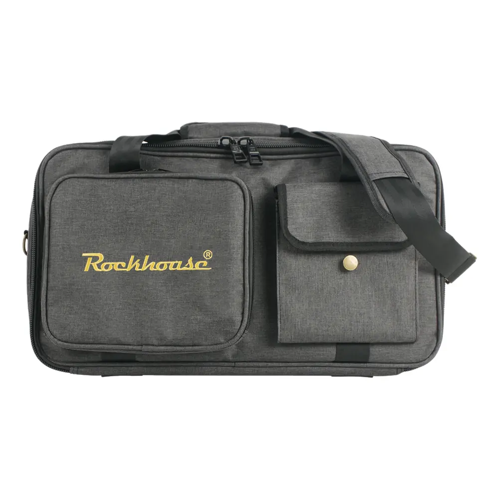 Guitar Multi Effects Pedal Bag Shock Absorption Effects Pedal Storage Case Multi-pockets for Outdoor Concert Show