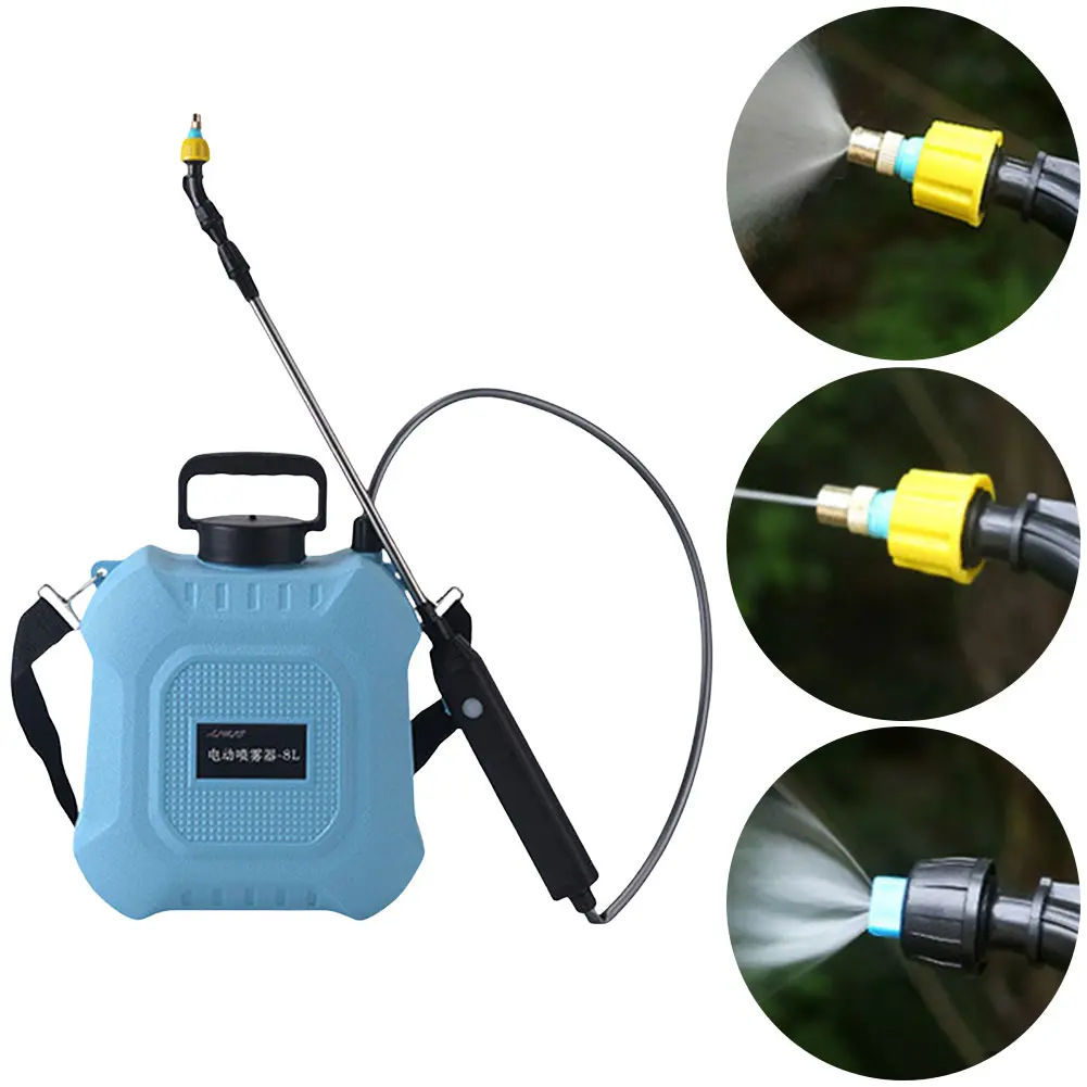5L/8L Electric Sprayer with USB Rechargeable Handle and Retractable Wand Garden Sprayer Plant Sprayer for Lawn Garden Cleaning