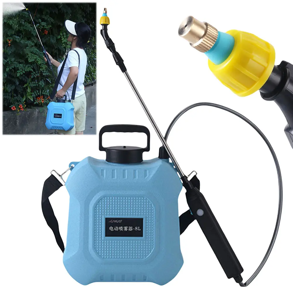 5L/8L Electric Sprayer with USB Rechargeable Handle and Retractable Wand Garden Sprayer Plant Sprayer for Lawn Garden Cleaning