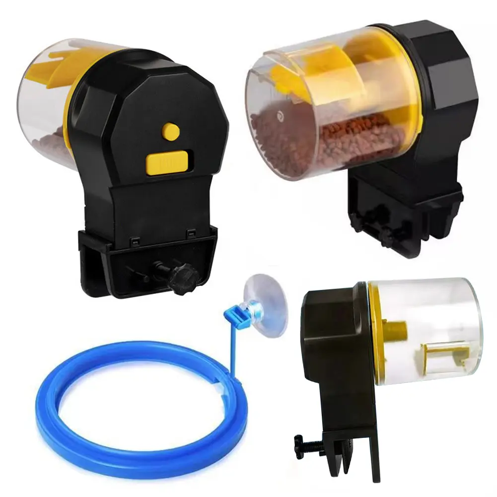 Automatic Fish Feeder Auto Fish Food Dispenser Fish Tank Feeder for Aquarium and Turtle Tank