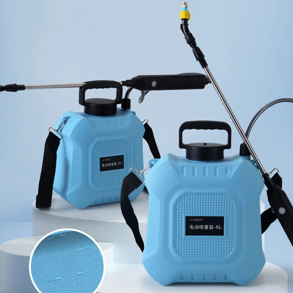 5L/8L Electric Sprayer with USB Rechargeable Handle and Retractable Wand Garden Sprayer Plant Sprayer for Lawn Garden Cleaning