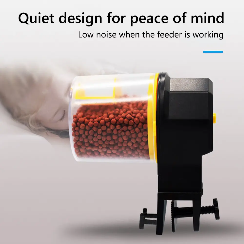 Automatic Fish Feeder Auto Fish Food Dispenser Fish Tank Feeder for Aquarium and Turtle Tank