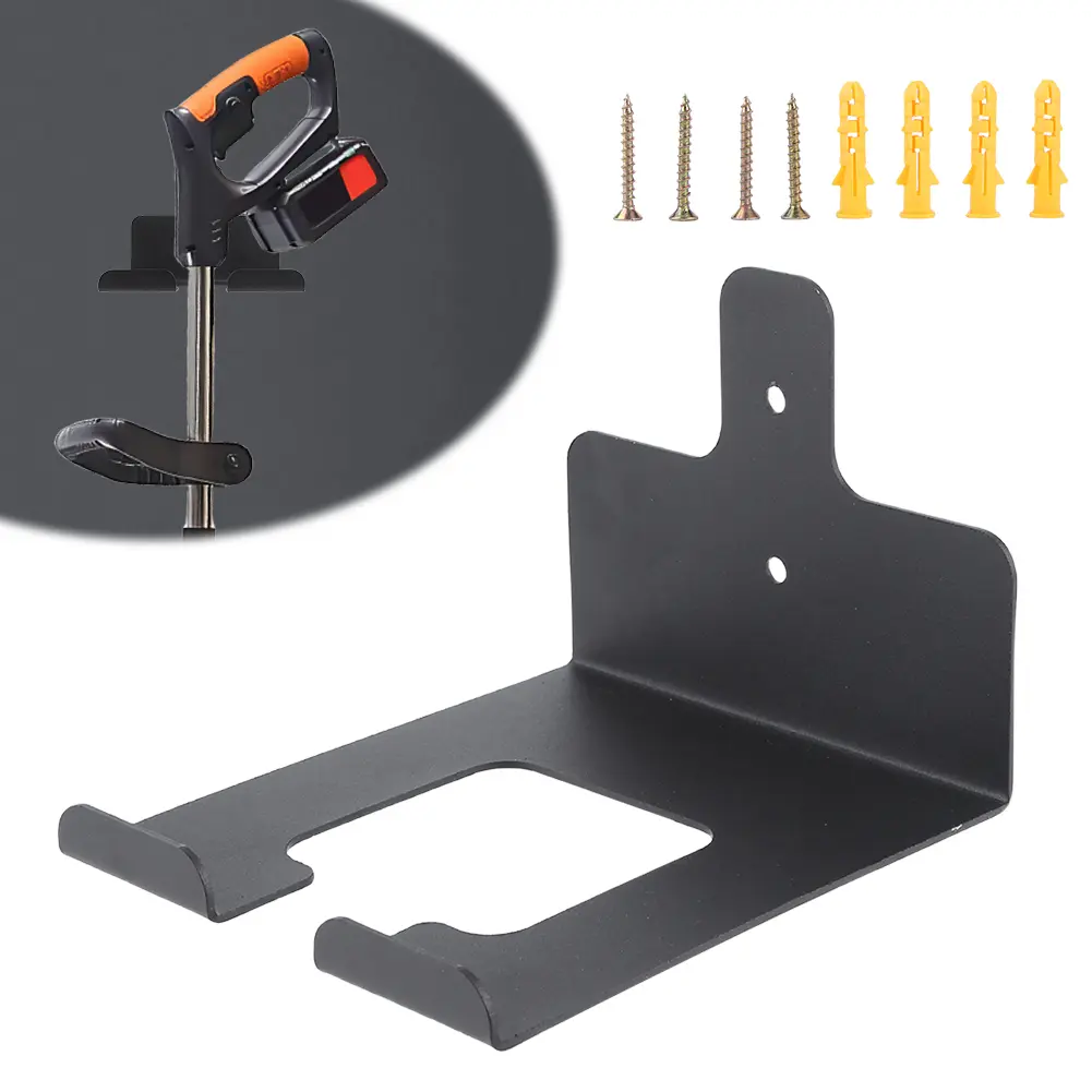 Lawn Trimmer Rack Wall Mounted Garage Storage Organizer Multi-Function Garden Tool Rack Heavy Duty for Garden Equipment