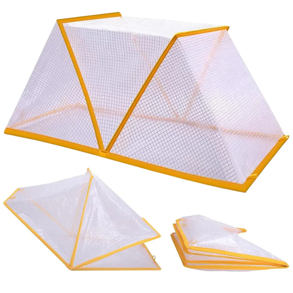 Foldable Garden Plants Cover with Ground Nails Vegetable Rows Plant Protector Plants Protection Cover for Fruits Vegetables