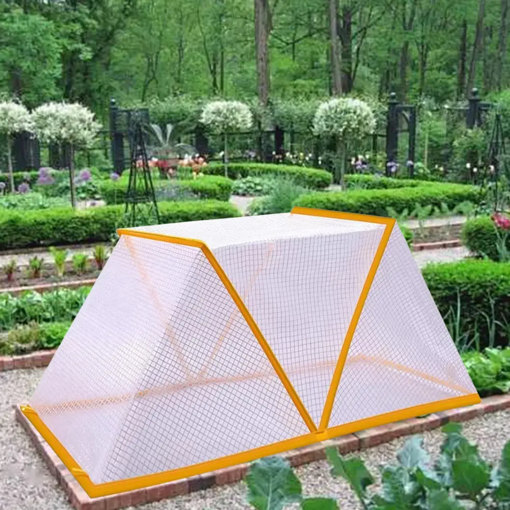 Foldable Garden Plants Cover with Ground Nails Vegetable Rows Plant Protector Plants Protection Cover for Fruits Vegetables