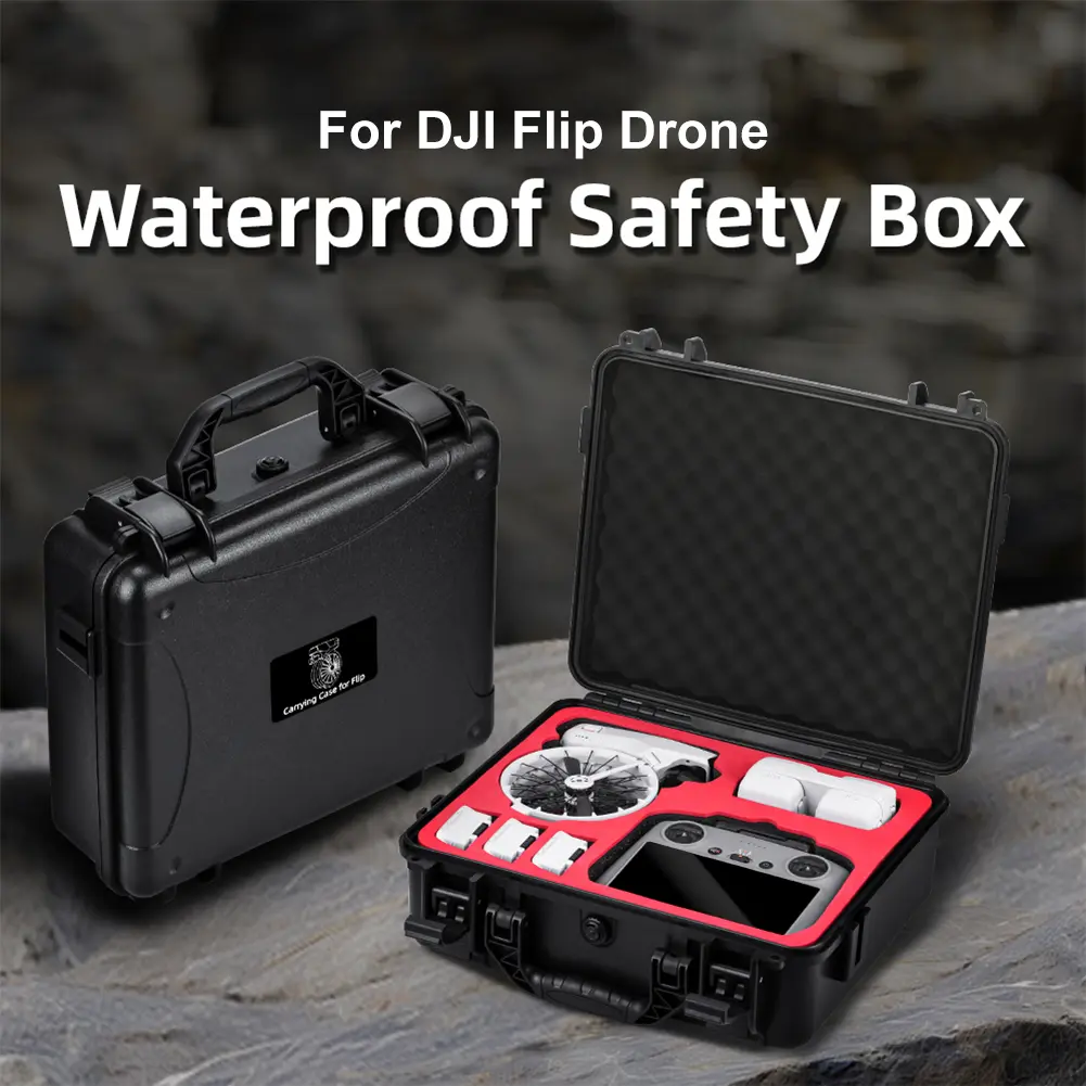 For DJI Flip Hard Carrying Case Portable Storage Bag Waterproof Shoulder Bag Explosion-proof Case Handbag for DJI Flip Accessory