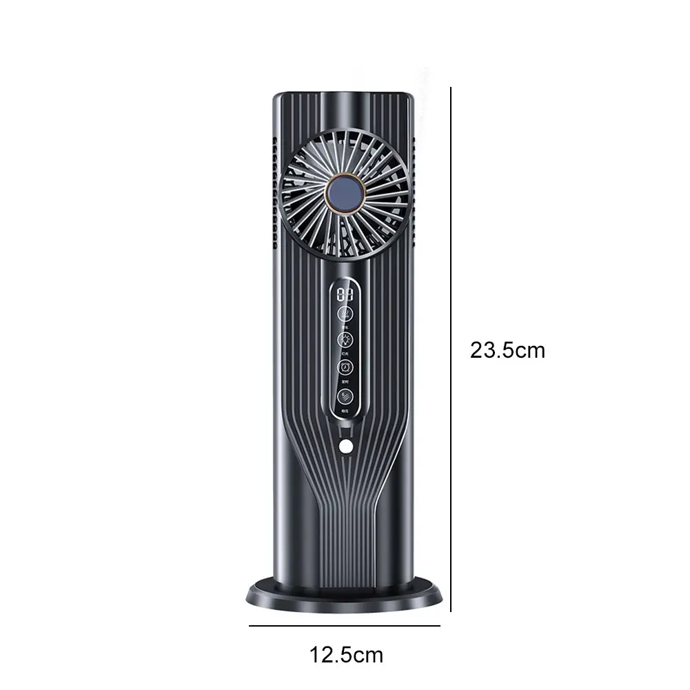 6 Wind Speed Water Cooling Fan 380ml Tank Portable Air Chiller Portable Tower Fan Standing Fan for Bedroom Living Room Office