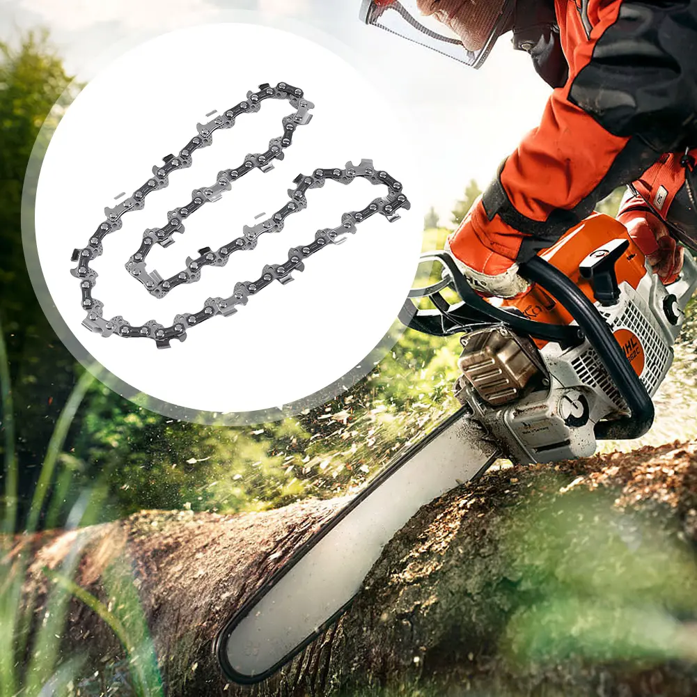 1-5PCS 10 Inch Mini Steel Saw Chain 40 Drive Links Replacement Chainsaw Saw Chain Electric Chainsaw Chain Electric Saw Accessory