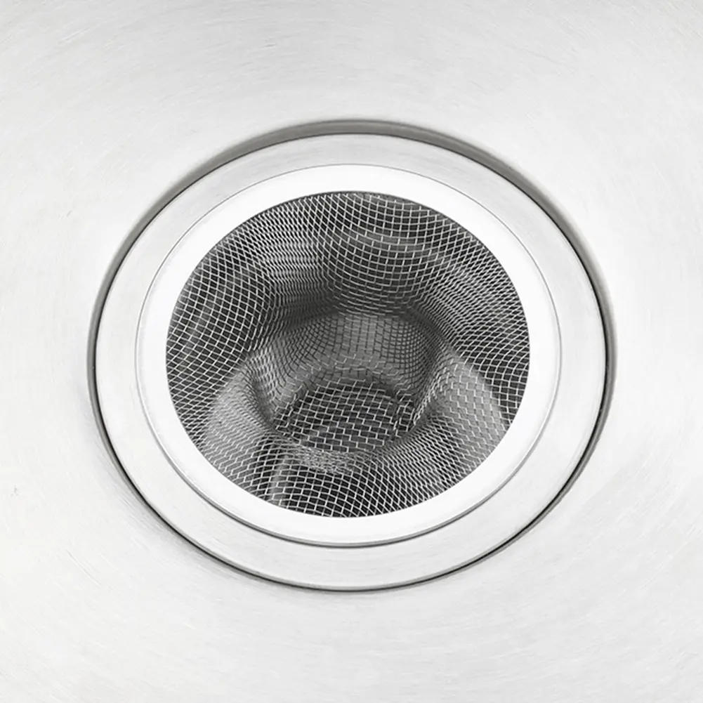 20-50PCS Bathroom Drain Filter Stainless Steel Mesh Bathroom Basin Sink Drain Stopper Filter Drain Hair Catcher Stopper Kitchen