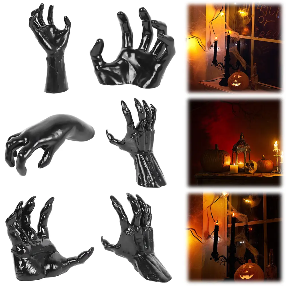Ghost Hand Candle Holder Scary Candlestick Holder Creative Aromatherapy Candle Holder Retro Spooky Candle Holder for Home Decor
