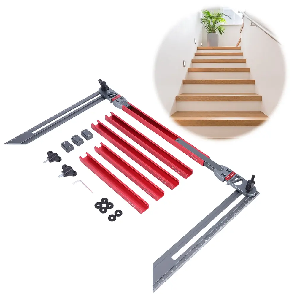 Stair Tread Template Tool Upgrade Stair Tread Gauge Tool Accurate Stair Tread Jig Tool Stair Template Tool Shelf Scribe Tool