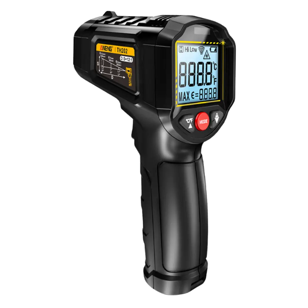 Digital Infrared Thermometer Backlight LCD Non-Contact Temperature Gun Temperature Meter for Cooking Grilling Vehicle Repair