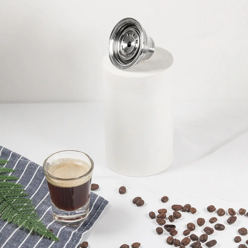 Transform Nespresso Coffee Tool Capsules Adapter Holder Filter for Vertuo Compatible for Gusto Crema Maker Converter