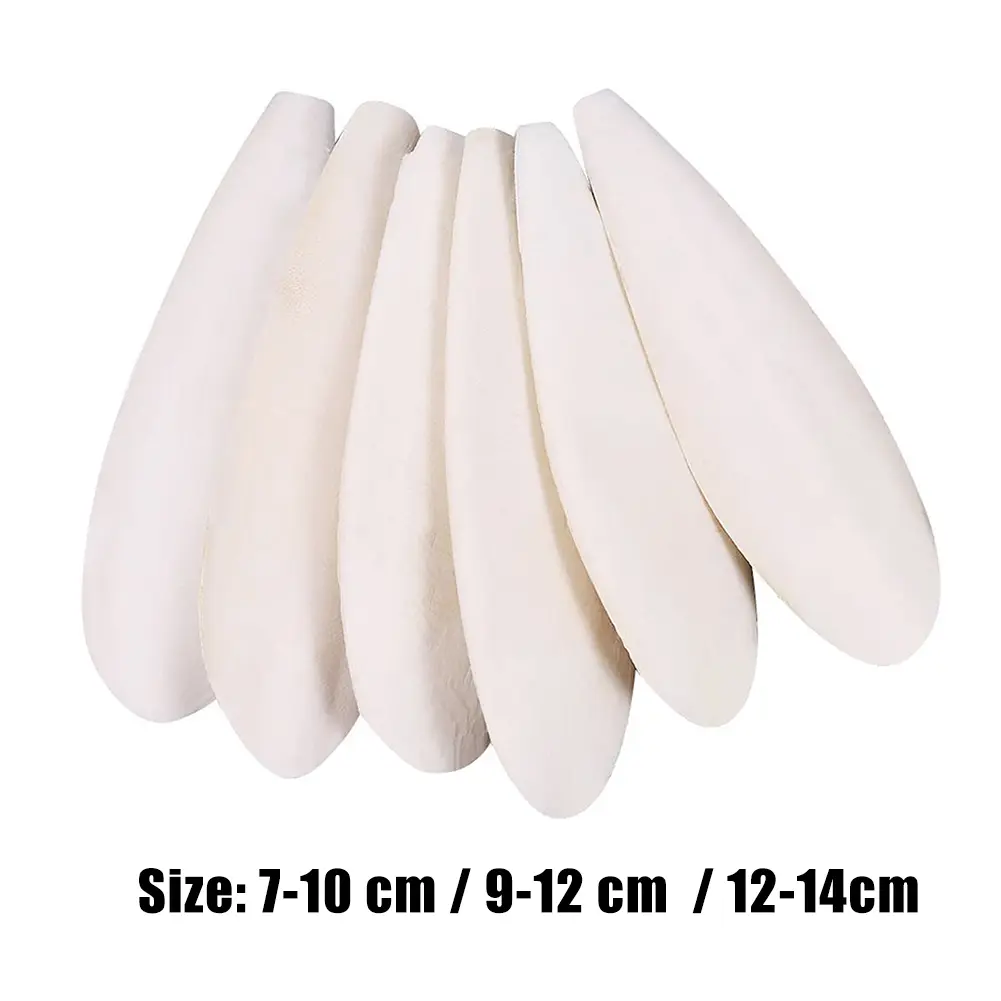 10pcs Natural Cuddle Bone Calcium Supplement Pet Bird Food Edible Chewing Cuttlefish Bone Nutritional Supplements Gifts for Pets