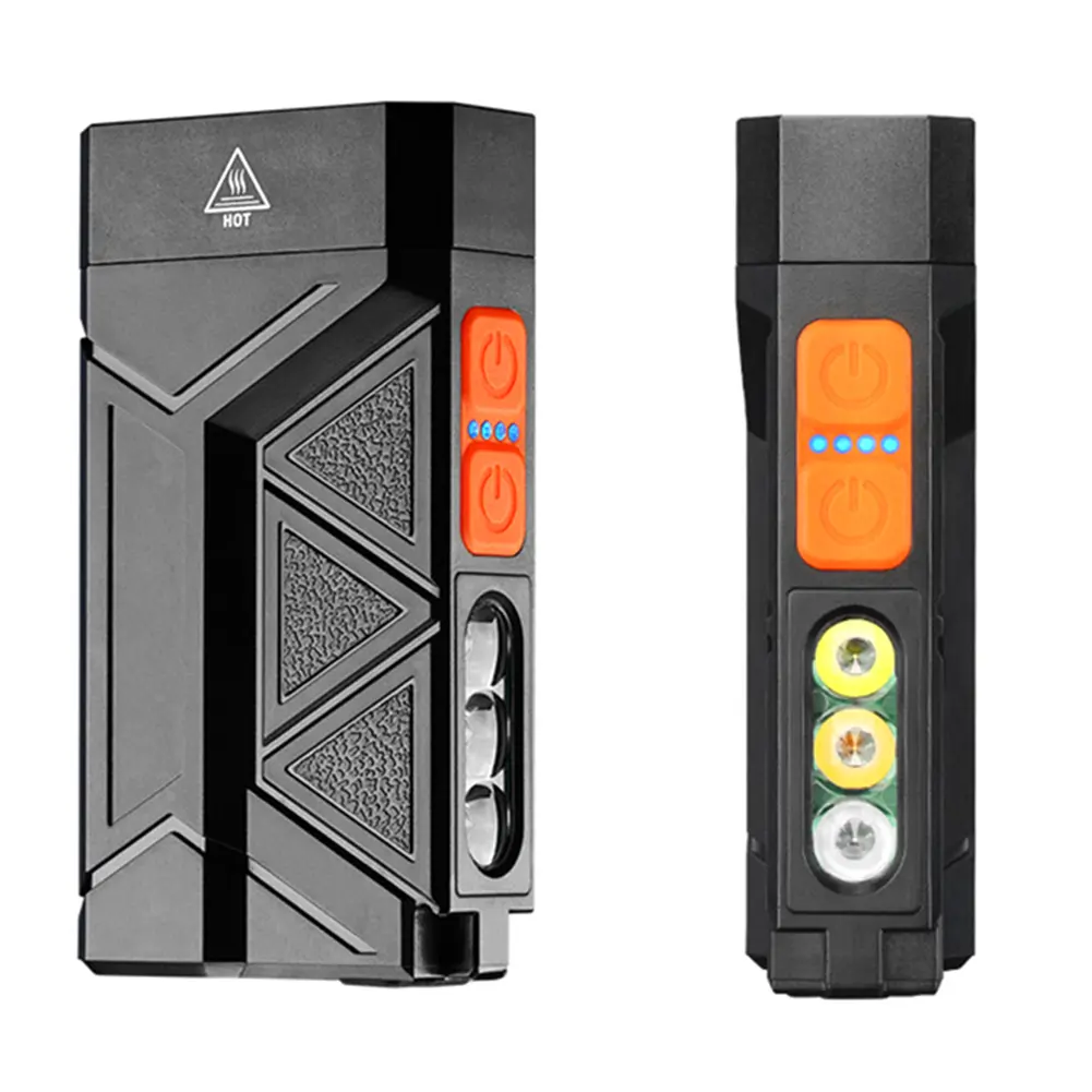 Small Flashlight Rechargeable Portable Torch 1500 High Lumens Work Light for Camping Hiking