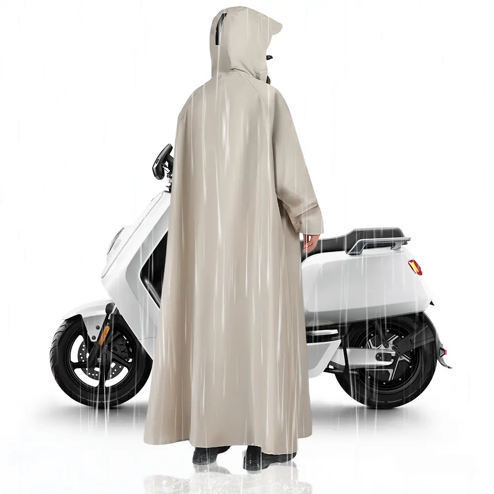 Adult Riding Gear Rain Jacket Thickened Special Long Raincoat Full-Body Independent Raincoat for Raining Outdoor Activities Tool