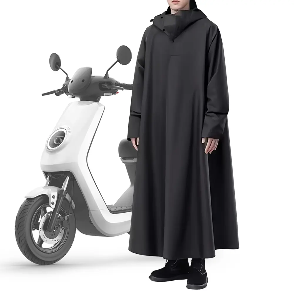 Adult Riding Gear Rain Jacket Thickened Special Long Raincoat Full-Body Independent Raincoat for Raining Outdoor Activities Tool