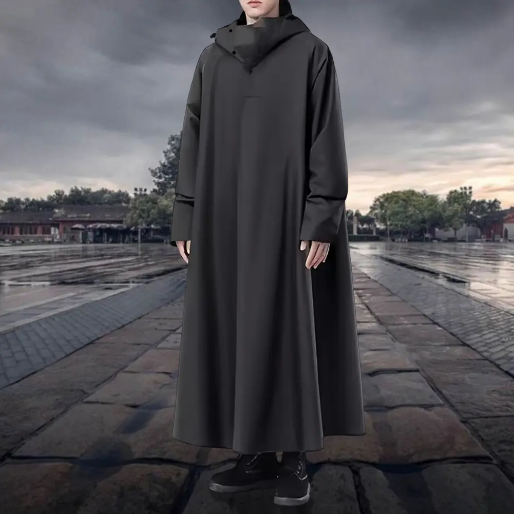 Adult Riding Gear Rain Jacket Thickened Special Long Raincoat Full-Body Independent Raincoat for Raining Outdoor Activities Tool