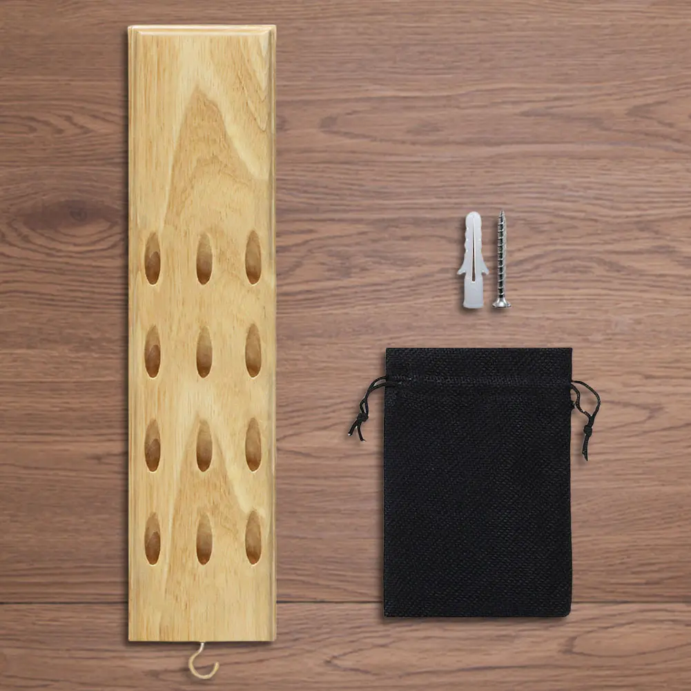 Dart Holder/Stand Solid Wood Wall Mounted Dart Display & Stand Dart Storage Display Rack Displays 12 Steel/Soft Tip Darts