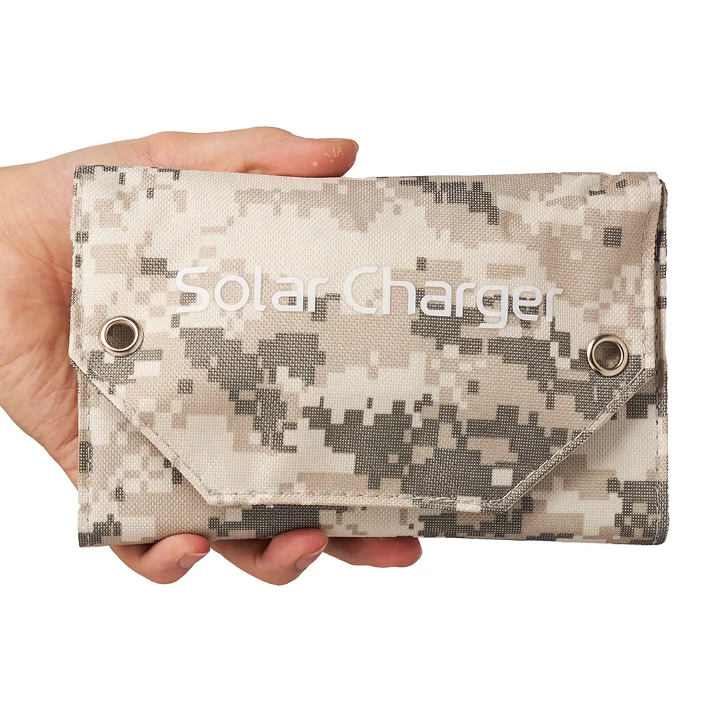 USB Portable Battery Charger High Conversion Efficiency 10W 5V Foldable Solar Panel Portable Solar Charger for Hiking Travel